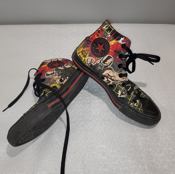 Unisex Converse Comics The Dark Knight Rises Sneakers - Picture 2 of 8